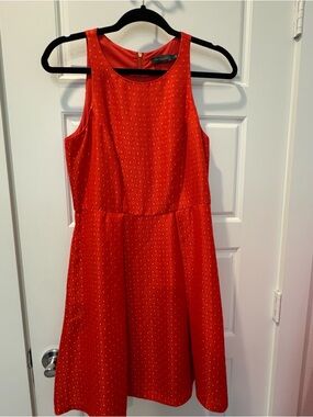 The Limited Red Sleeveless A-Line Mini Dress